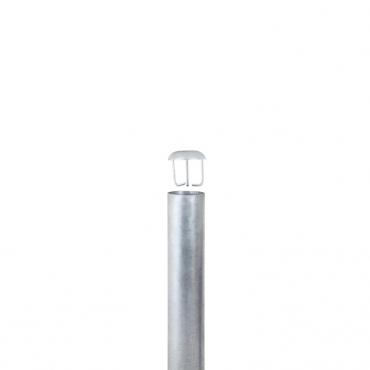 Borne anti-bélier H1250 mm, acier galvanisé - Panostock