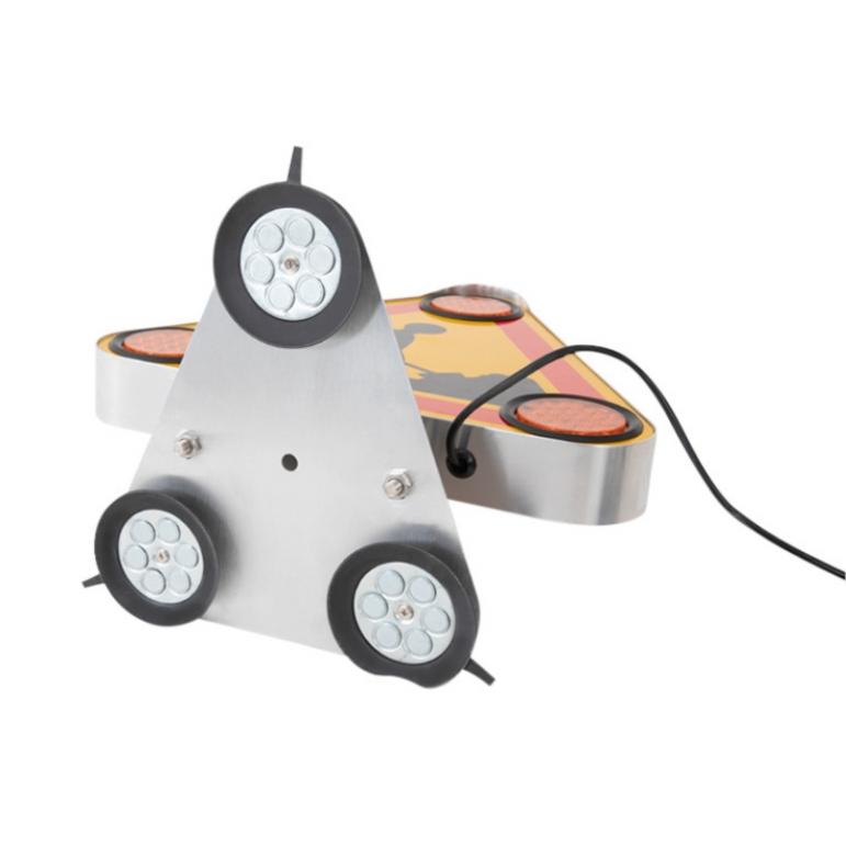 Panneau triflash AK5 double face magnétique filaire - Panostock