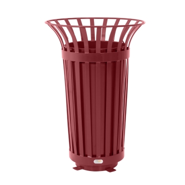 Vue d'ensemble de la Poubelle Tulipe urbaine Rouge 3004 (seau inclus)
