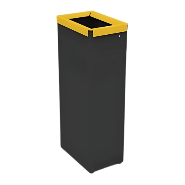 Poubelle de tri jaune