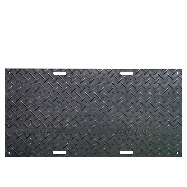 Vue du dessus de la plaque de roulage 20 tonnes -  L 1500 x l 1000 x ép.12mm