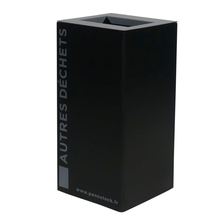 Vue générale de la borne de tri sélectif autres déchets intérieur 70 Litres