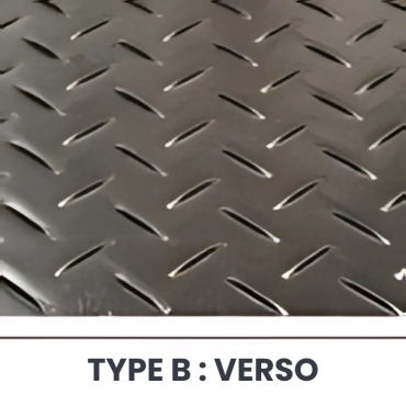 Plaque de roulage 50 tonnes 2 faces - Type B