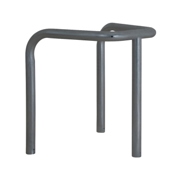 Vue d'ensemble de l'étrier de protection à sceller acier galvanisé h800xdiam60 mm - RAL7016