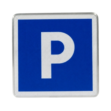 Vue générale du panneau C1a d'indication de Parking