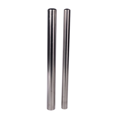 Vue de la gamme du potelet de protection en inox 304 à sceller H1200 x diam.76 mm