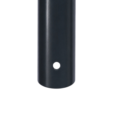 Vue du pied du potelet PMR double gorge H1480 x diam.76 mm