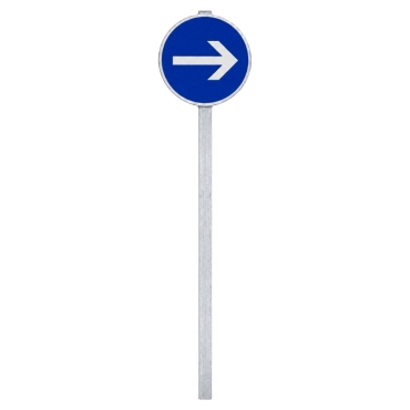 Vue générale du kit de panneau de Direction Obligatoire B21
